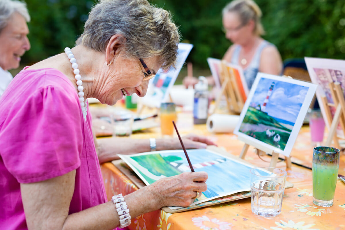MorseLife Memory Care, Innovative Treatment, Art Therapy, Alzheimer's, Dementia