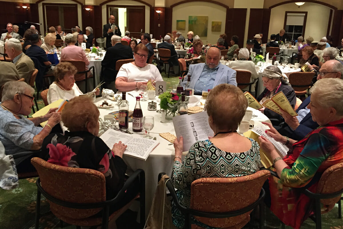 Jewish Holiday celebration at MorseLife, Passover Seder, The Tradition at MorseLife
